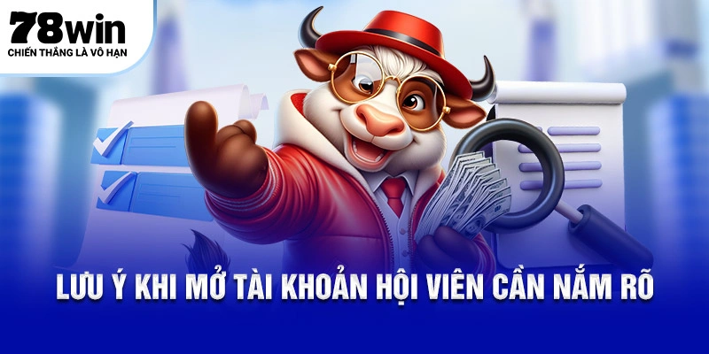 Đăng Ký 78WIN Nhận 78K Miễn Phí Chỉ Với 3 Bước Cơ Bản 5 Lưu ý khi mở tài khoản hội viên cần nắm rõ