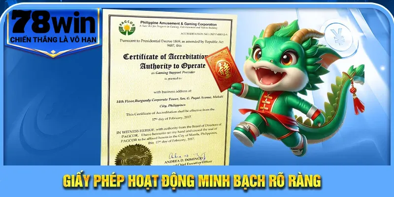 Trang Chủ 12 Tính pháp lý và giấy phép hoạt động